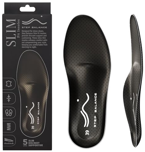 STEP BALANCE Plantillas Finas 3 mm Zapatos Vestir, Soporte Arco, EU 37