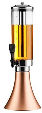 Distributeur de boissons à tour de bière 3 litres Refroidisseur de table et distributeur de boissons Tour à bière avec tube de glace Tige de refroidissement pour fête Bar Buffet familial Restaurant B