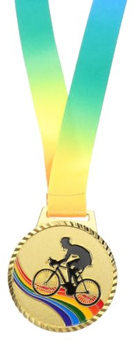 PAMINGONO Radsportmedaille aus Zinklegierung mit Robustem Design und Elegantem Stil für Radfahrer bei Wettbewerben und Straßenrennen als Auszeichnung