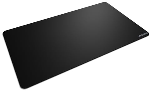 GLORIOUS GMP 2 Cloth Gaming Mousepad XL Extended (Black) | Spill Resistant Barrier, Precision Micro Weave Surface For Speed And Control, Premium Grippy Anti Slip Rubber Base