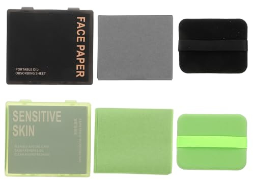 HONITANO Ölabsorbierendes Papier Für Gesicht Make-up-löschpapier Spiegel Puff Taschentuch Hautpflege Abwischen Verwenden Kompakt Reisen Haut Gesicht Reinigen Abtupfen Ölkontrolle Absorbiere