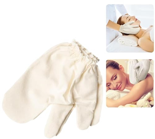 2 Stk.Garshana Gloves Massagehandschuhe aus Rohseide,Garshana-Handschuhe aus Rohseide，Peeling-Handschuhe für Frauen & Männer