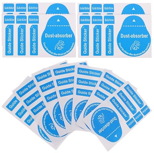 CIYODO 3-in-1 Bildschirmreiniger Aufkleber Staubabsorber Für Handy Und Tablet LCD Displayschutz Reinigungstuch Entfernt Staub Fett Und Fingerabdrücke Tragbar