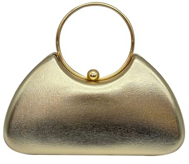 CORIOS Damen Abendtasche Glänzendes PU Leder Clutch Tasche Shiny Handtasche Hochzeit Brautbörse Klein Tasche Kette Schultertasche Elegante Umhängetasche für Abschlussball Bankett-Party