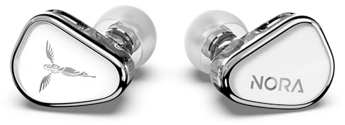TANCHJIM NORA Monitor Professionali In-Ear, IEM HIFI 1DD DMT5, Leggero Guscio in Resina, Miglioramento Voce/Strumenti, per Live Streaming e Registrazione - 3.5/4.4mm