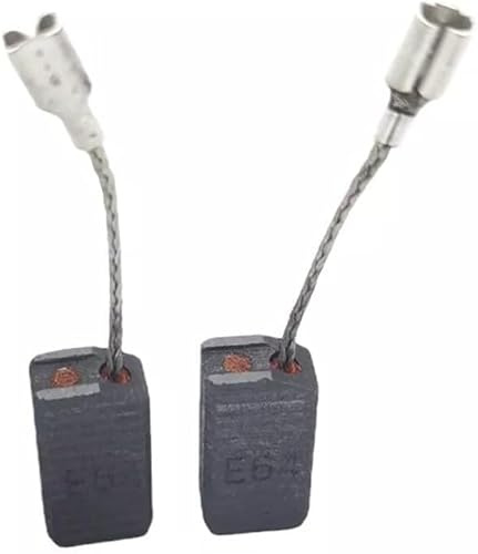 Escobillas de Carbón para Amoladora Bosch GWS 750 / GWS 750-115 / GWS 750 S - Par Ref. 1619P11715 E64 - con Apagado Automático - 5x8x15 mm (2 Unidades)