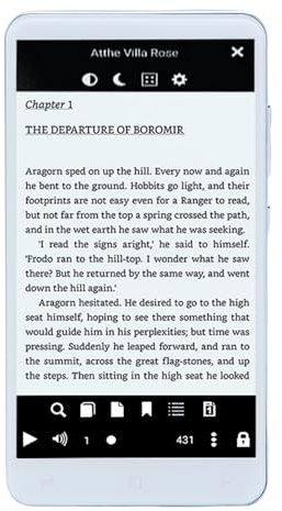 GOWENIC Lettore di Libri Elettronici 1G 8G con Schermo Ad Alta Definizione da 5 Pollici per 5.1, Impostazioni Personalizzate e Strumento Multifunzionale - Ottimo per Lettori Accaniti e Professionisti