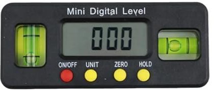 Livello laser, Goniometro A Livello Digitale 3 Pezzi 4x90 Gradi, Misuratore Obliquo Portatile, Cercatore Angolare, Bolla,per la lavorazione del legno