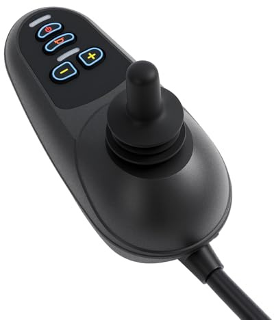 Controlador de joystick eléctrico para silla de ruedas, controlador de joystick, silla de ruedas eléctrica profesional, controlador de joystick de 24 V, para movilidad eléctrica