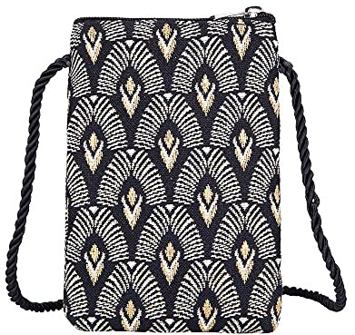 Signare Tapestry Mini Crossbody Phone Bag - Ladies Purse for Mobile and Smart Phones