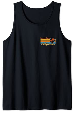 Santa Cruz CA Kalifornien Surfer 70er 80er Jahre Retro Tank Top