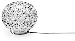 Kartell Mini Planet, Lampada da Tavolo ad alimentazione diretta, Cristallo, Ø 16 cm