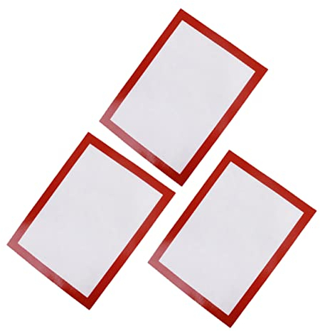 Cabilock Silicona Antiadherente Para Hornear 3 Tapetes Repostería Tapetes Para Galletas Almohadilla Para Horno Fácil De Enrollar y Guardar
