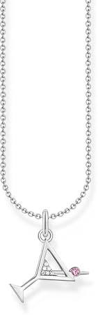 THOMAS SABO Kette mit Cocktail-Anhänger Silber 925 Sterlingsilber