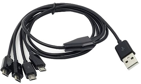 xbiez Durability USB Male to Micro USB Male Charging Cable Quick Charge Cable Universal Charger Cable for Micro USB Devices