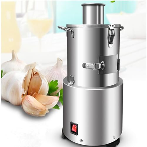星姿 Separador de ajo comercial de 200 W, máquina peladora eléctrica de ajo, máquina peladora de ajo entero de acero inoxidable de 30 kg/h, máquina peladora portátil de ajo entero, para restaurantes,