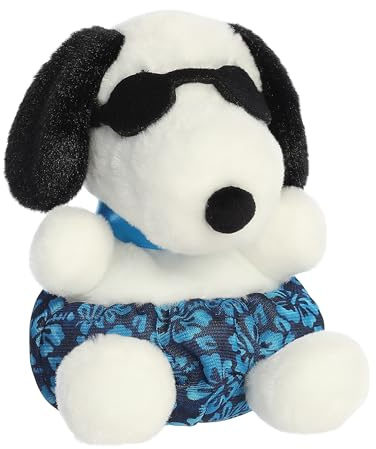 Aurora Peanuts Palm Pals Surfer-Snoopy-Plüschtier, 12,7 cm | Charaktergenaues Styling mit weichem, kuscheligem Reiz für Fans jeden Alters