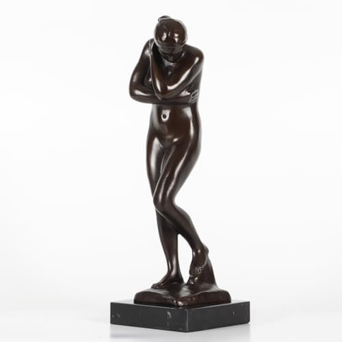NILEEBUKER Rodin Bronze-Statue von Rodin, Nachbildung, berühmte Skulptur, Heimdekoration, 29 cm