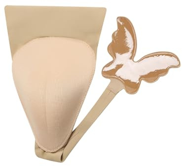 Fldy Herr C-string kameltå dold gaff tanga crossdresser Shaping underkläder slip självhäftande, Nacke, XL