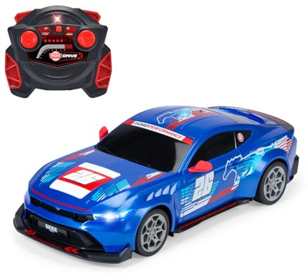 Dickie Toys - RC Auto Ford Mustang Customized mit Transformation (29 cm) - ferngesteuertes Spielzeugauto ab 6 Jahre mit Licht, 10 km/h, Remote Control Car für Kinder, inklusive 2,4 GHz Fernbedienung