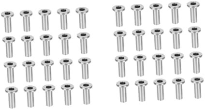 DIYEAH 2 Series Funda Protectora De Cable De Barandilla Manga Kit De Barandilla De Cable De Cubierta Manguito Protector De Cuerda De Alambre Acero Inoxidable Plata 50 Piezas*2