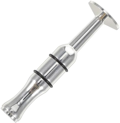 Didiseaon Ejercitador de Boca para Trompeta de Latón Ligero Boquilla Plateada Adecuado para Práctica Profesional y Entrenamiento de Labios