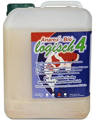 Anarex Bio Logique 4 bactéries lactiques 5 litres Filtre Koi