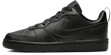 NIKE Court Borough Low 2 (Tdv), Zapatillas Bajas Unisex niños, Negro, 23.5 EU