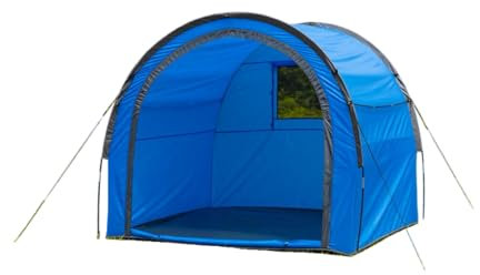 BERGER Toledo Universalzelt | Campingzelt für Festival Garten Zelten Trekking | Schnellaufbau Camping Duschzelt WC Zelt Angelzelt Fahrradgarage | WS3000mm wasserdicht