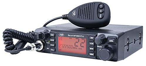 PNI CB-Funkpaket Escort HP 9001 PRO ASQ reglabil, AM-FM, 12V, 4W + Antena CB ML100, 26-30MHz,250W, 100cm, Magnet 125mm enthalten