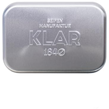 Klar 11181 Boîte à savon en aluminium anti-fuite avec égouttoir amovible 98 x 66 x 36 mm