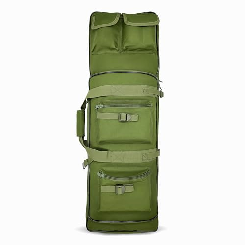 Alephnull Gewehrtasche 117cm / 97cm / 83cm Waffentasche für Langwaffen Futteral Langwaffen Rutentasche Taktische Gewehrrucksack Gewehrkoffer Waffenkoffer für Jagd, Outdoor