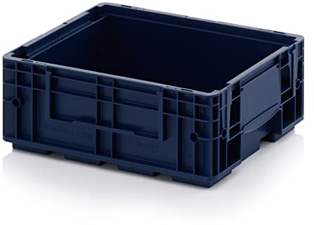 Auer Packaging R-KLT Contenitore 40 x 30 x 14,7 x supporto per piccoli carichi, blu, 40 x 30 x 15 cm, contenitore per euro industriale KLT 4315