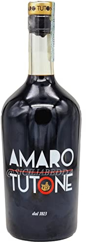 Sicilia Bedda - AMARO TUTONE CL. 70 - Realizzato con Erbe Siciliane - Secco e Deciso (Bottiglia Cl. 70)