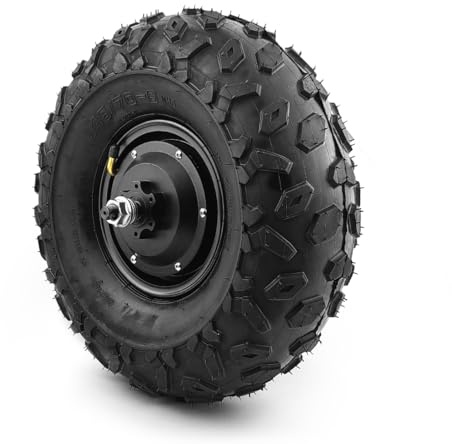 350W All Terrain Wheelbarrow Wheel With 145/70-6 Fat Off Road Rough Tyre 14.5 Electrical Trolley Gear Motor (36V 350W)
