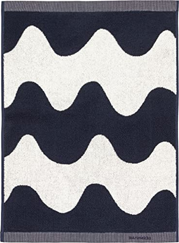 Marimekko - Handtuch - Lokki - Off-White-Dark Blue - Baumwolle - 50 x 70 cm