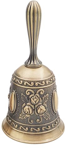 1 Stück Handglocke, Restaurant-Service-Glocke, Tischglocke, Weihnachtsdekoration, Handglocke, Metallglocke, Schlafzimmer-Ornament