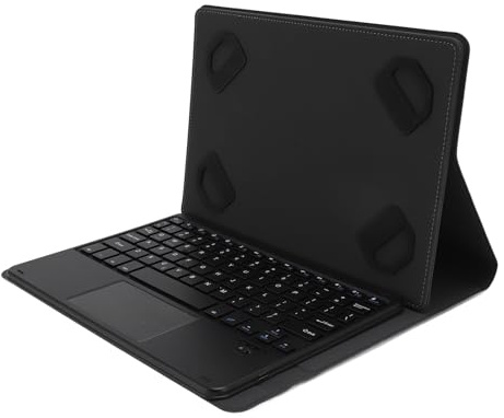 Goshyda Funda con Teclado para Tableta OSX para Tab, Teclado Inalámbrico Bluetooth con Panel Táctil, Cubierta Magnética, Universal para Tableta de 9 a 11 Pulgadas, para OSX para