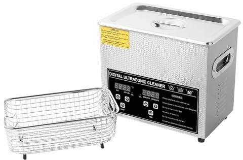 MZZYG Ultrasonic Cleaner Machine 2L 3L 6L 10L 22L 30L Ultrasonic Cleaner Stainless Steel Portable Heated Cleaning Washing Machine Ultrasound Home Appliance(2L)