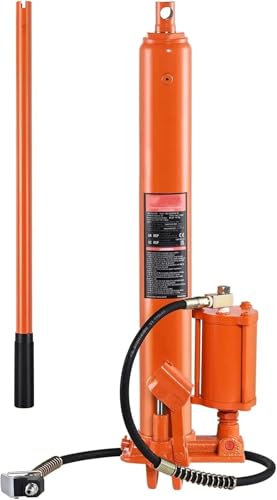 elektrische seilwinde Hydraulischer langer Ram-Wagenheber, 8-Tonnen-Motorhebezylinder mit Luftpumpe und Einzelkolbenpumpe, hydraulischer Ram-Zylinder Seilwinde Elektrisch