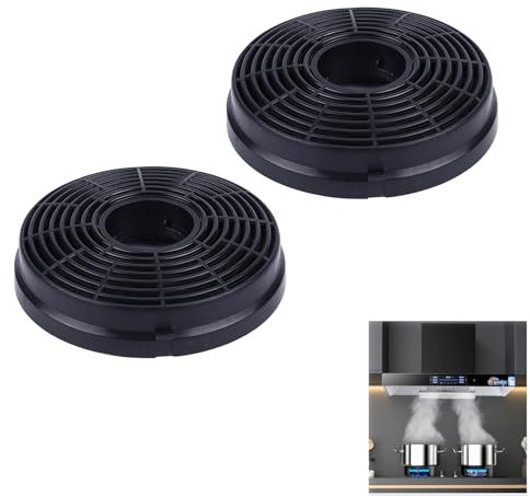 2PCS Carbon Filter For Cooker Hoods,Cooker Hood Filters,Charcoal Filters For Cooker Hood,Compatible With Hja2480 Hja2908 Lam2401 Recirculating Carbon Charcoal Filters Replacement Extractor Vent Fan