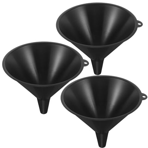 WEKADRIN 3pezzi Imbuto Per e Carburante Strumento Di Trasferimento Liquidi Per Auto e Facile Da Usare Durevole Design Ampio Per Rifornimento Veloce e Sicuro