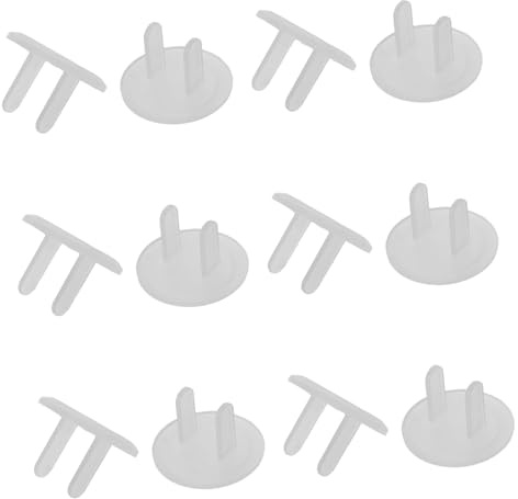 Supvox 12stücke Steckdosenabdeckung Transparent Steckdosenschutz Kindersichere Steckdosensicherungen Kompatibel Mit Standard-steckdosen Einfache Installation Ohne Werkzeug