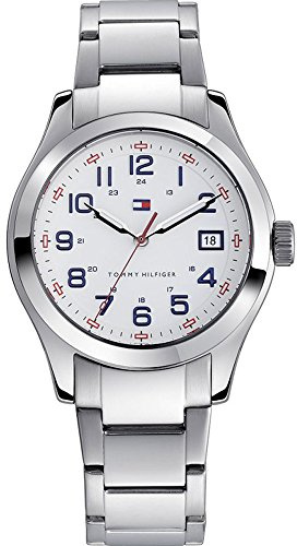 Tommy Hilfiger Hunter CAJ Acer ESF BCA brazal Reloj para Hombre Analógico de Cuarzo con Brazalete de Acero Inoxidable 1790840