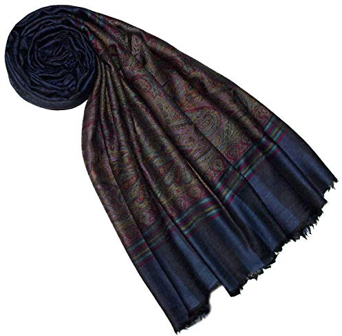 Lorenzo Cana Pashmina Schal Schaltuch 100% Kaschmir Kaschmirschal Kaschmirtuch Damenschal gewebt mehrfarbig