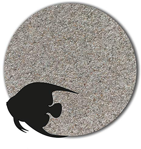 Anbobo Aquariumsand Aquariumkies Aquariensand Aquarienkies 0,2-0,5mm hellgrau 25kg