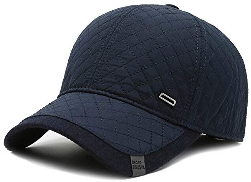 Sporty Winter Baseballcap mit Ohrenklappen Herren Schirmmütze Ohrenschutz Wintercap Cap