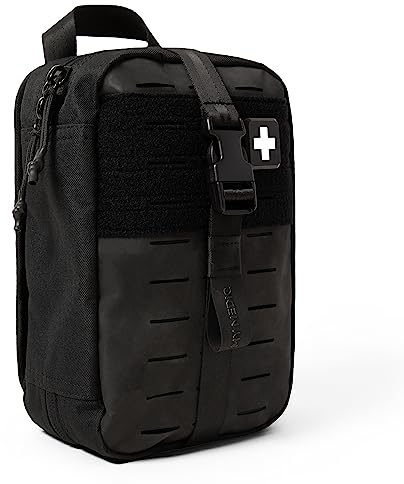 MY MEDIC MyFAK - Kit de primeros auxilios estándar (negro), artículos esenciales de supervivencia de emergencia, accesorios médicos, necesidades de rescate y suministros para el hogar, automóvil o