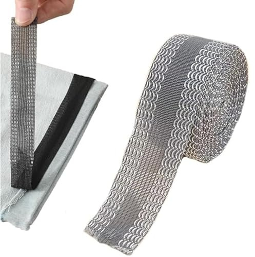 Selbstklebendes Hosensaumband | Sofort Aufbügelbares Saumband, 5 M/5,47 Zoll Hosenkantenverkürzung, Selbstklebend, 25 Mm Hosenmundpastenkanten-Stoffband Für Anzughosen, Jeans, Hosen, -Nähzubehör