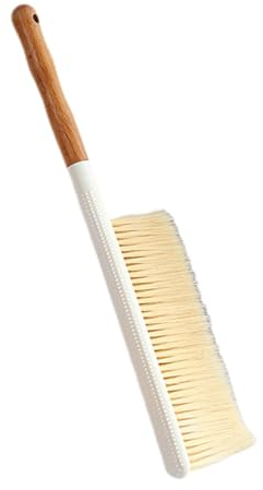 SEWOART Handbesen Mit Holzgriff Weiche Borsten Staubbürste Flexibler Reinigungspinsel Für Möbel Sofa Schreibtisch Kompakter Staubwischer Für Haushalt Vielseitig Einsetzbar